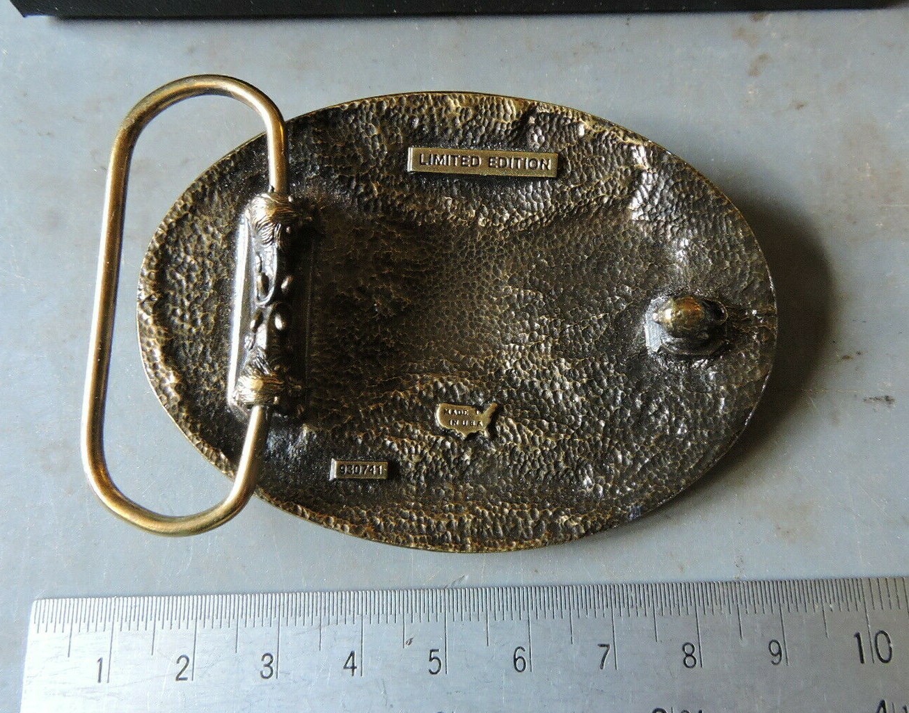 VTG LIMITED EDITION NRA National Rifle Association Golden Eagles Belt Buckle