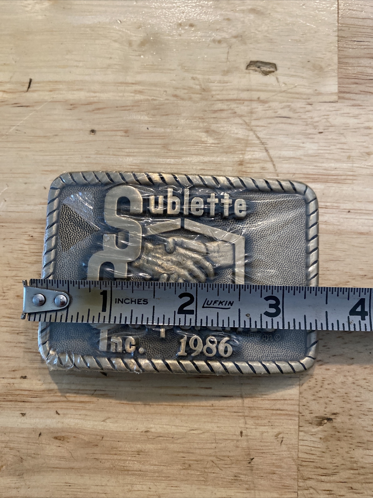 CO-OP Belt Buckle Collector METAL Man Cave Original Farm Ranch Cowboy Patina