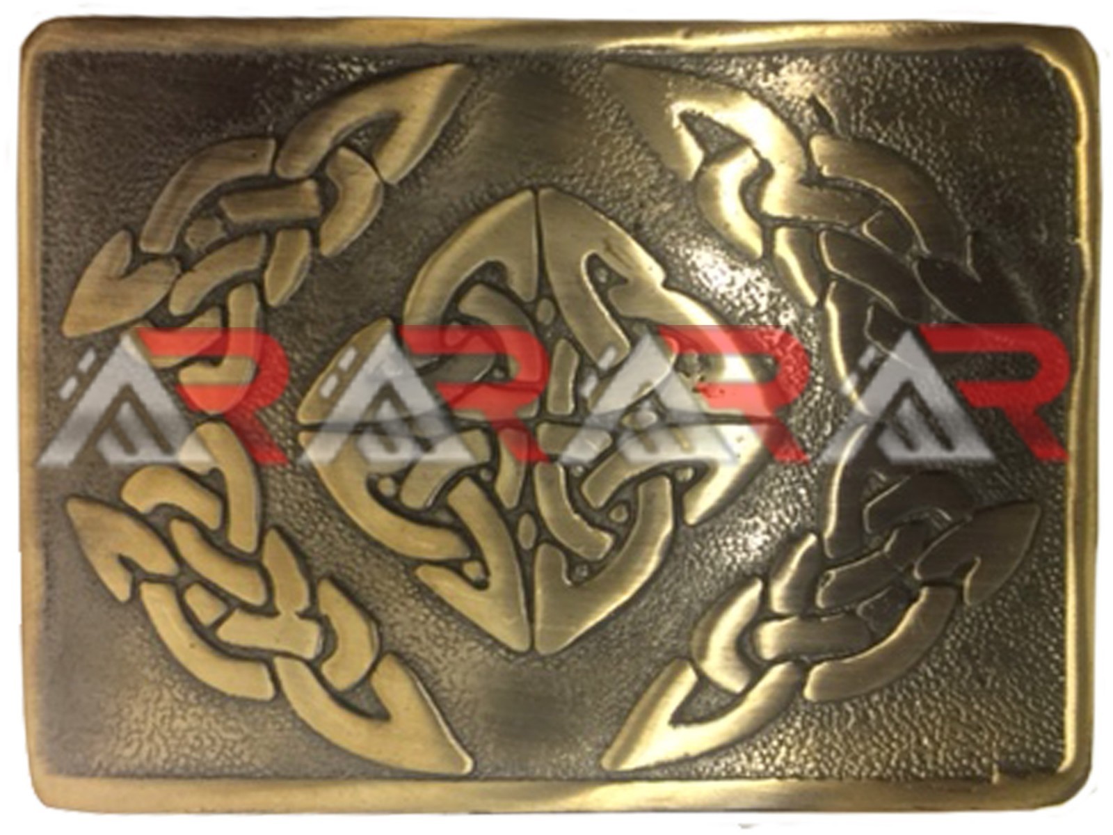 Men&rsquo;s Kilt Belt Buckle Celtic Diamond / Highland Antique Finish Buckle