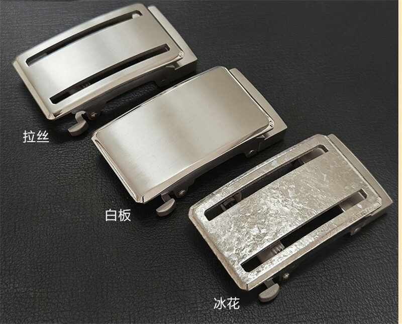 Titanium Classical Anti Allergy Automatic Roller Belt Buckle Waist Strap Head