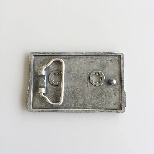 Cassette Tape Rock Star Old School Music Metal Fashion Belt Buckle