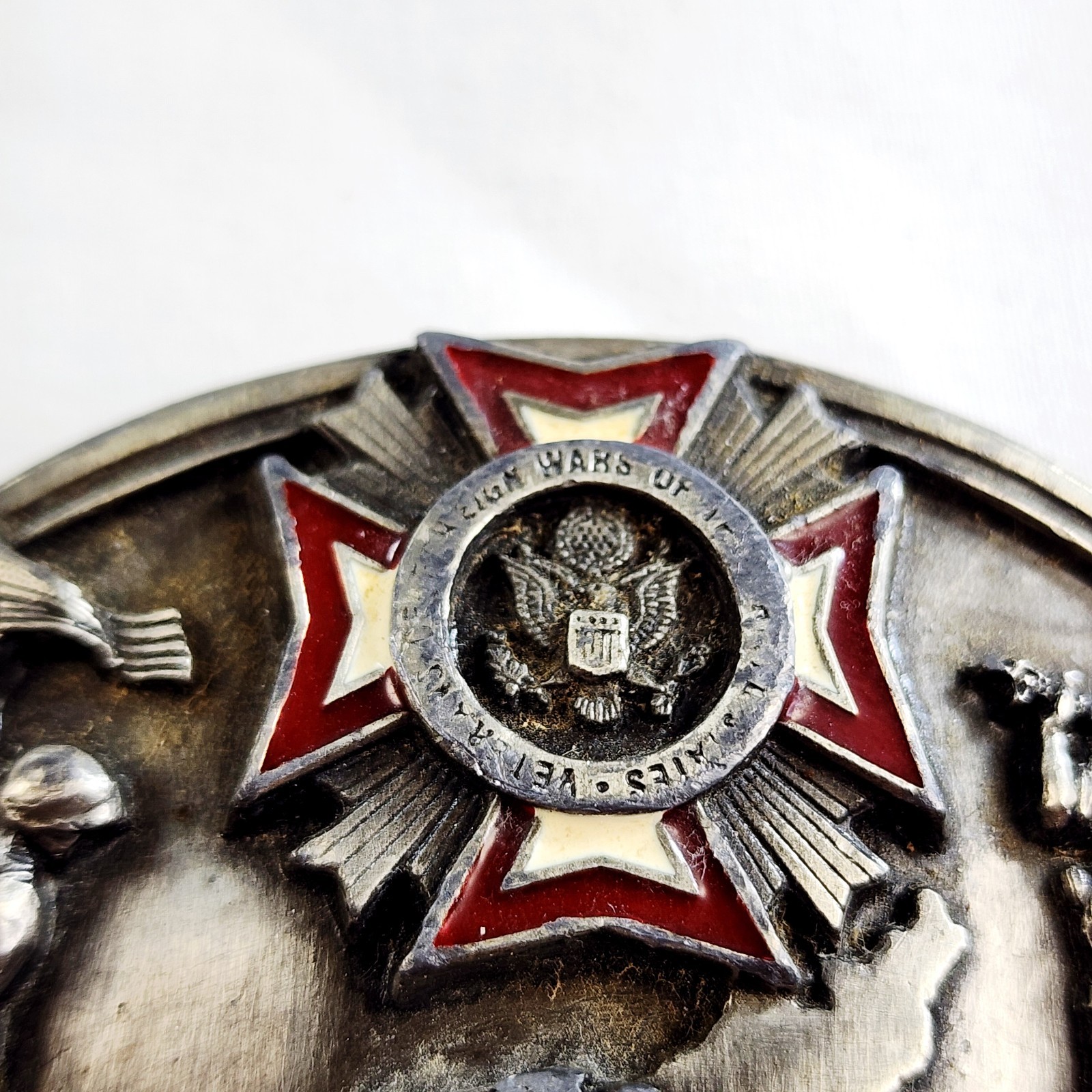 1987 Siskiyou Veterans of Foreign Wars of the US Life Member Belt Buckle #871