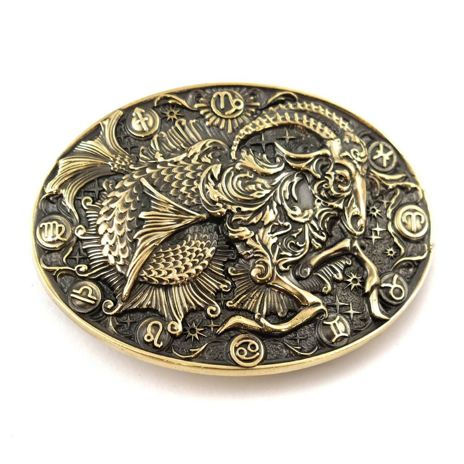 Capricorn belt buckle, Capricorn Sea Goat Horoscope Astrological Zodiac Sign