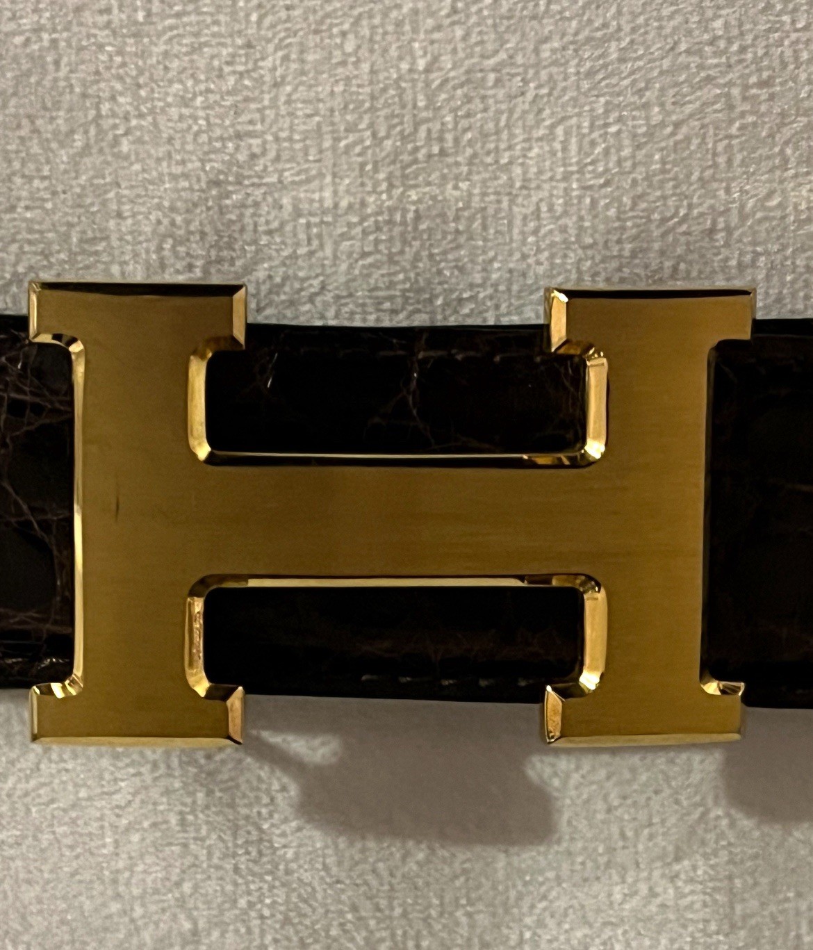 Hermes Constance H-BeltCrocoporosus