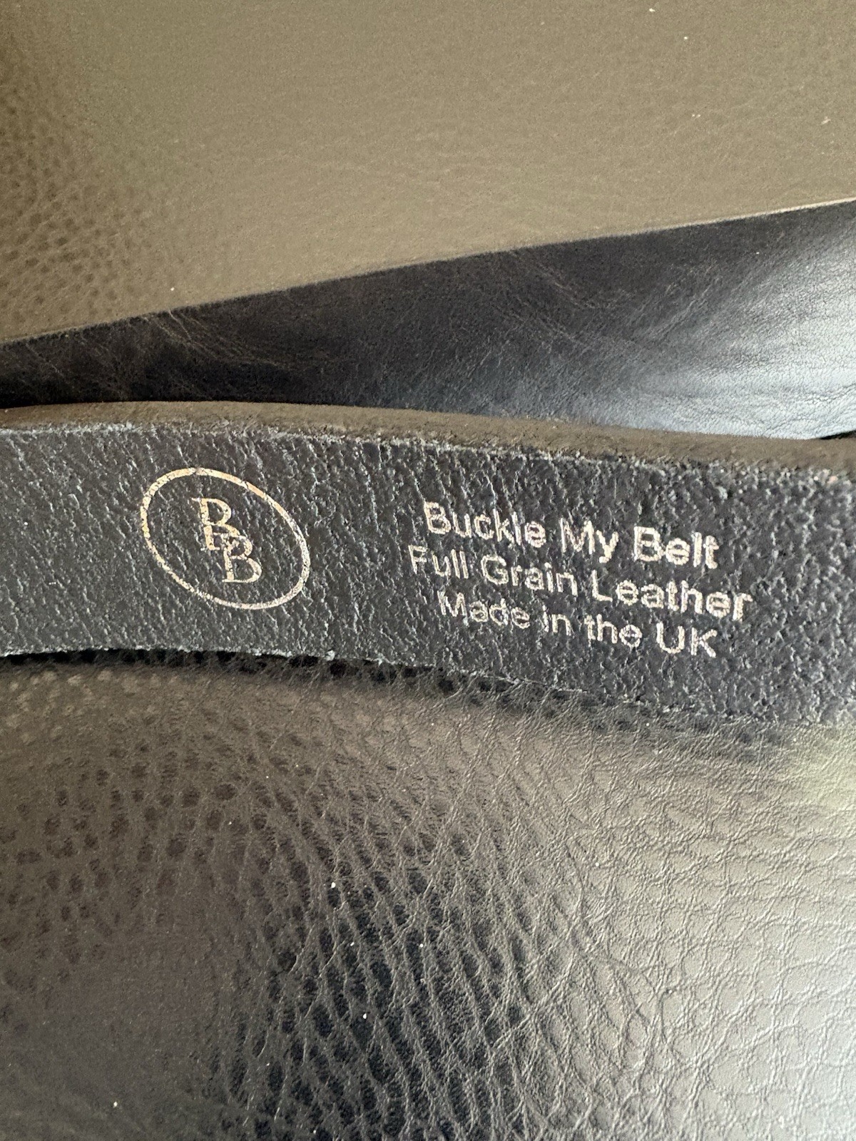 Custom Made Jeans Belt, Size 38
