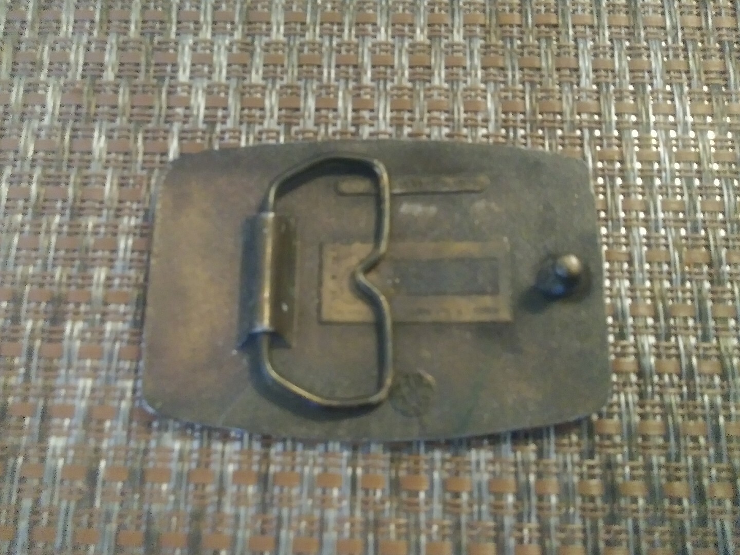 Halliburton Services Belt Buckle Truck Driver Oil Field Roughneck 1976 Watson