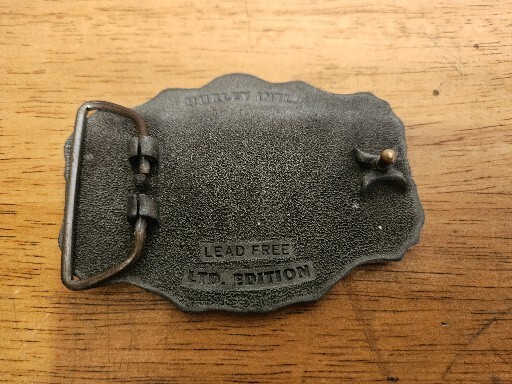 HURLEY Intl Clothing Co Freedom of Choice Belt Buckle LIMITED EDITION FREE SHIP!