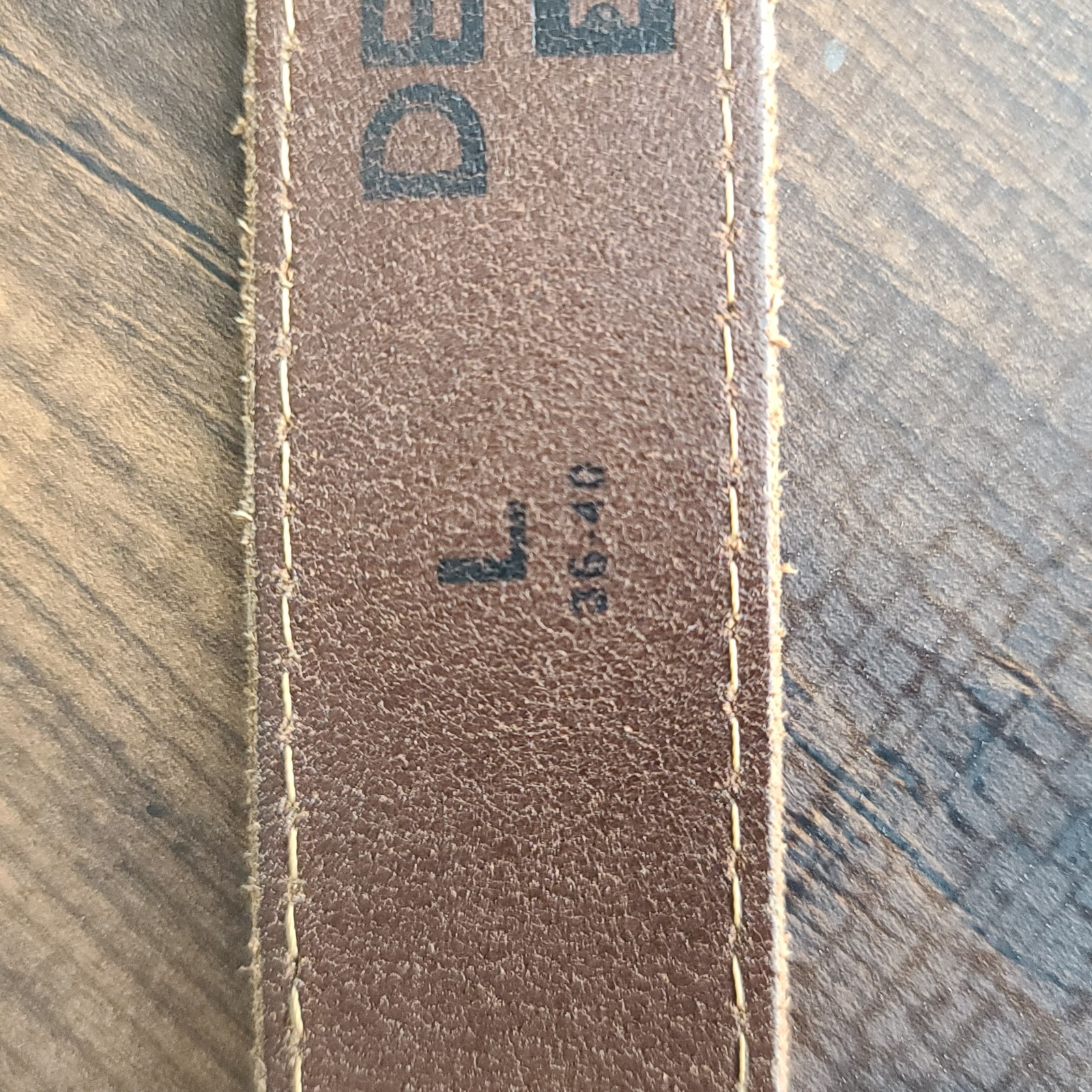 Levi Denizen belt L 36-40 light Brown Tan Distressed Adjustable