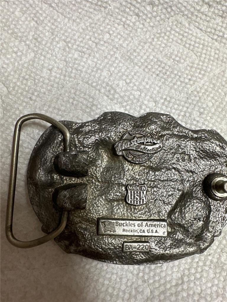RailRoads of the World Belt Buckle, Buckles of America BA-220