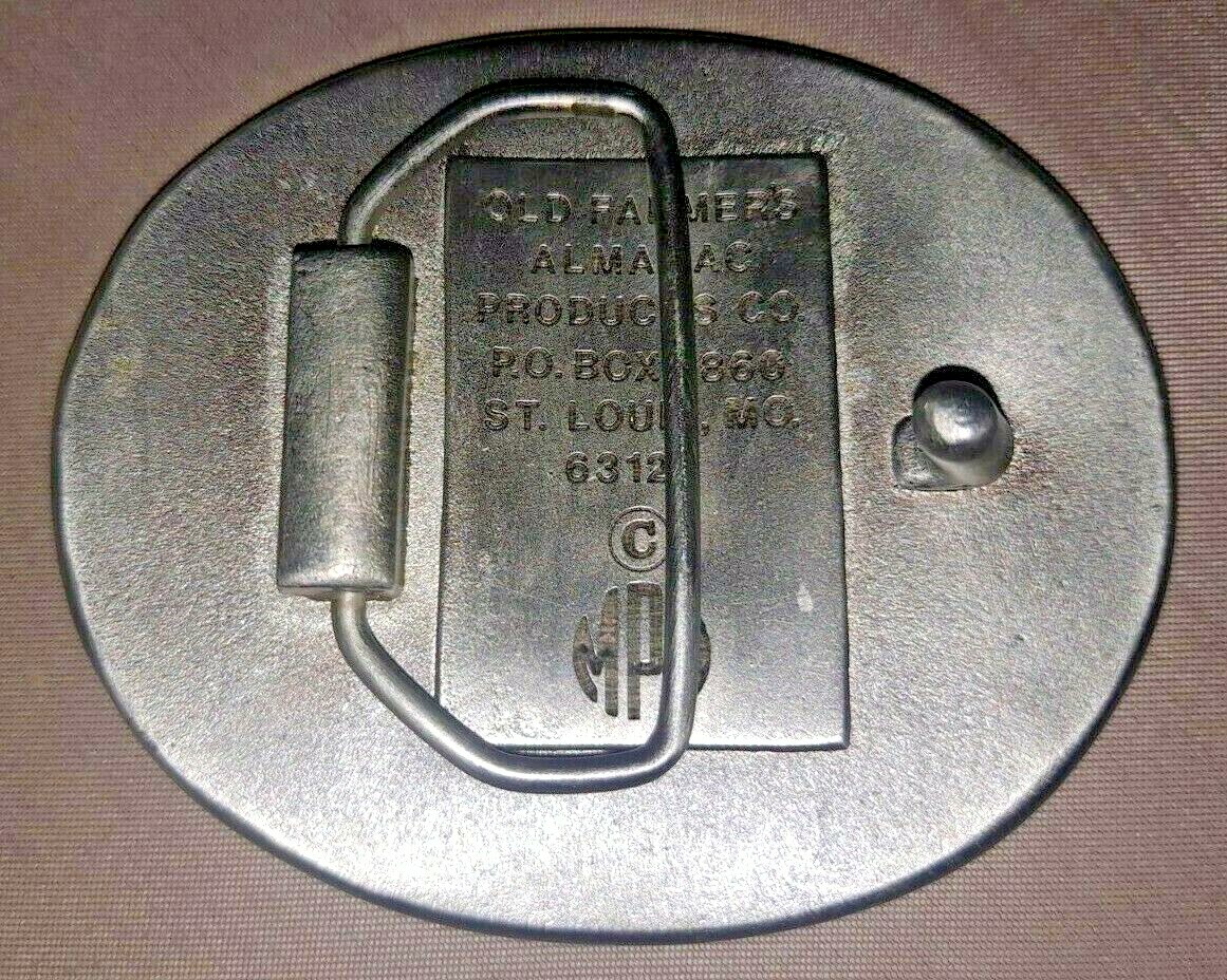 The Old Farmers Almanac Est. 1792 Belt Buckle MPA