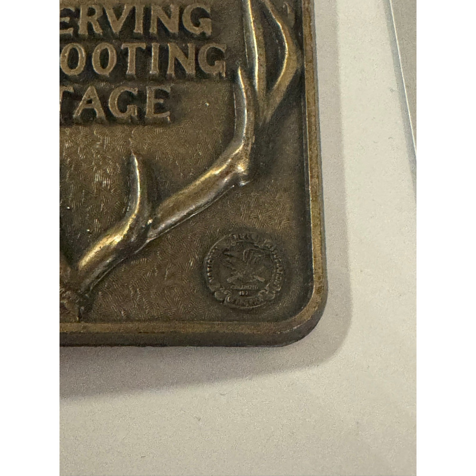 NRA Whittington Center Belt Buckle Preserving Our Shooting Heritage Antlers