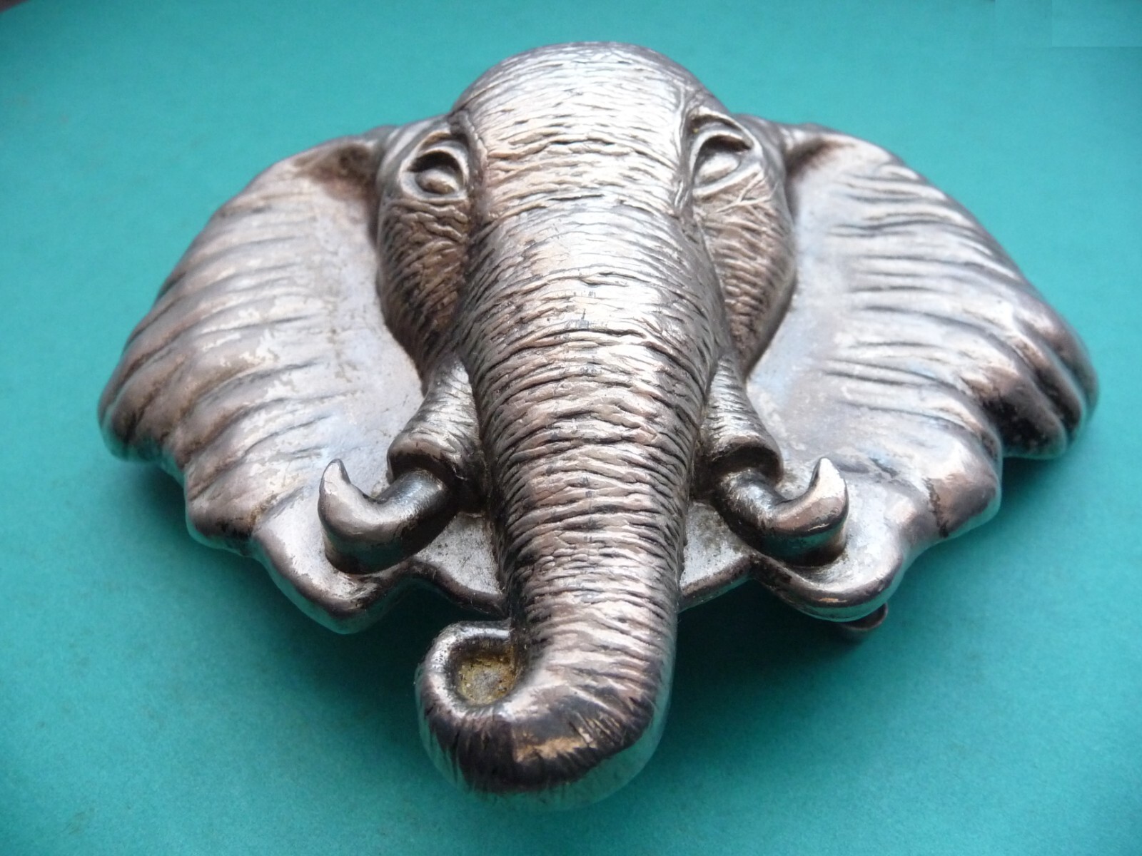 Beautiful Voluminous Men&rsquo;s Belt Buckle Elephant