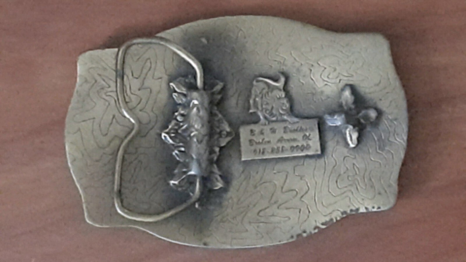 Going Great Getty Truck Stop George Lindsey Belt Buckle, NEW! Collectible