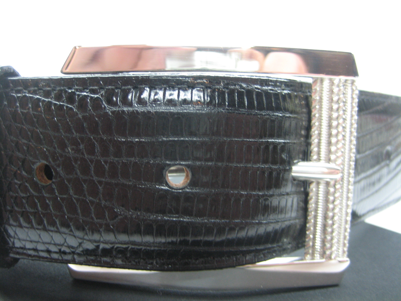 STERLING SILVER 925 BUCKLE AVAILABLE FOR 1&Prime; 1-1/8&Prime; 1-1/4&Prime; 1-3/8&Prime; 1-1/2&Prime; BELTS