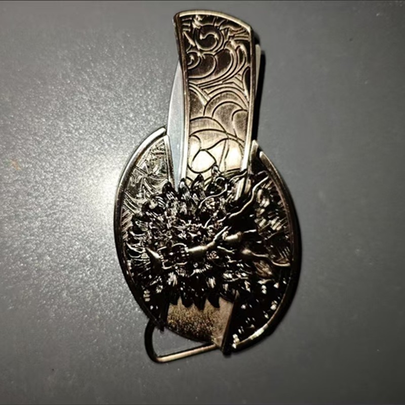 Fashionable smooth buckle men&rsquo;s belt buckle head with needle buckle trend