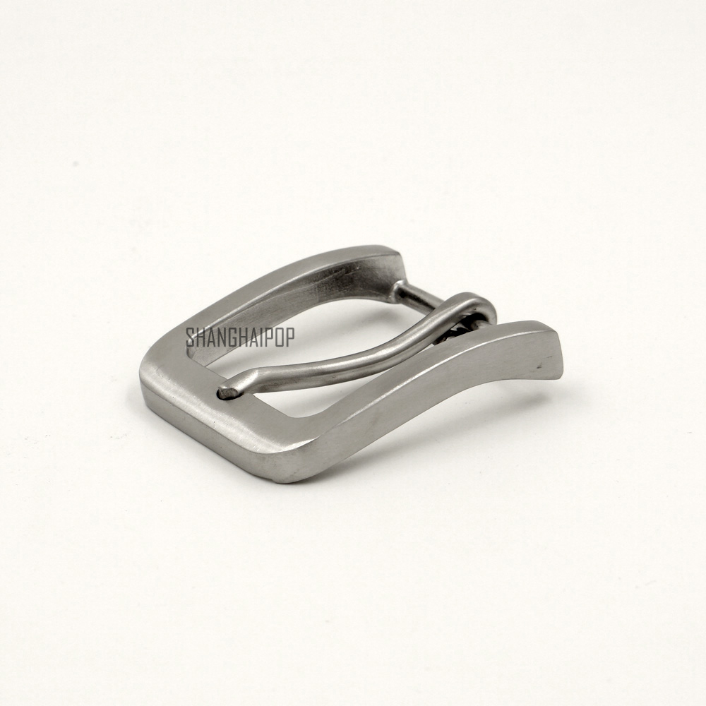 UK Men Stainless Steel Pin Buckle for Leather Belt Replacement Snap on 40mm New