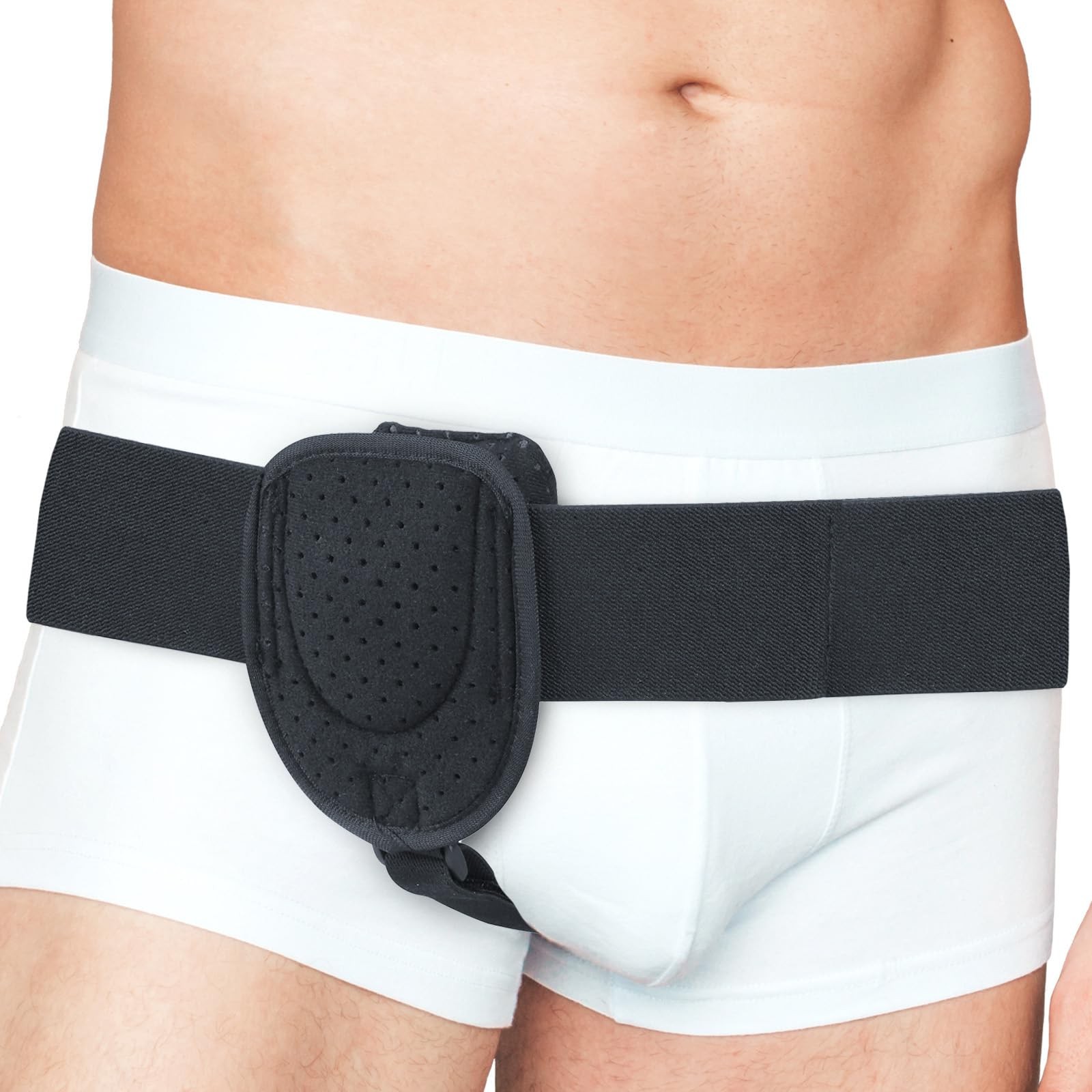 Adamson H2: Hernia Belts for Men – Adjustable 90-120cm, Charoal Black