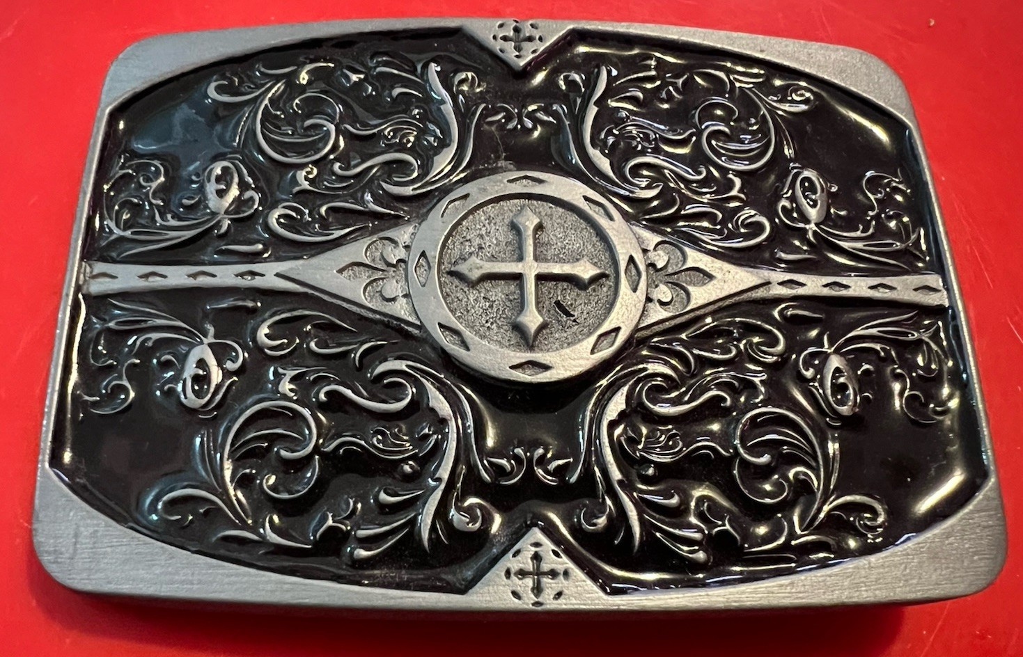 Belt Buckle unisex Cross