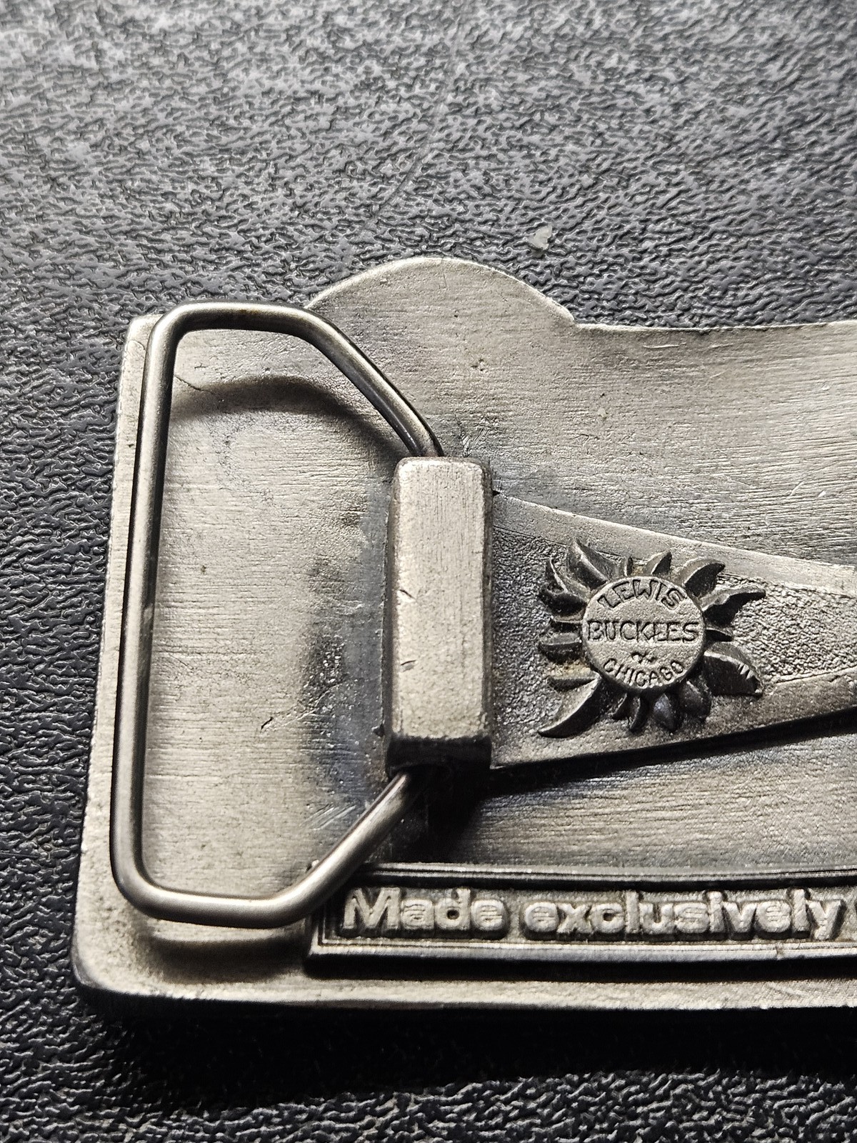 Vintage Cobra CB Radios Belt Buckle Lewis Buckles Chicago Advertising Snake Logo