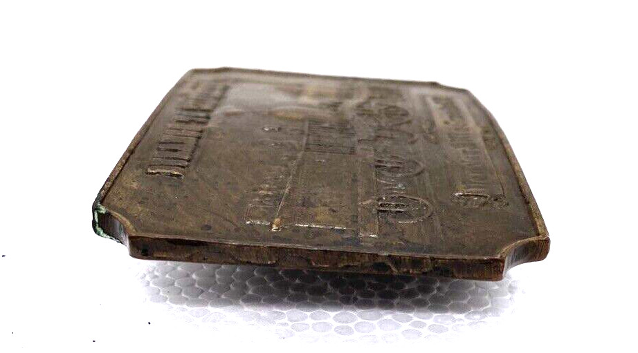 Vintage Brass Durango–Silverton Belt Buckle Denver & Rio Grande Railroad USA