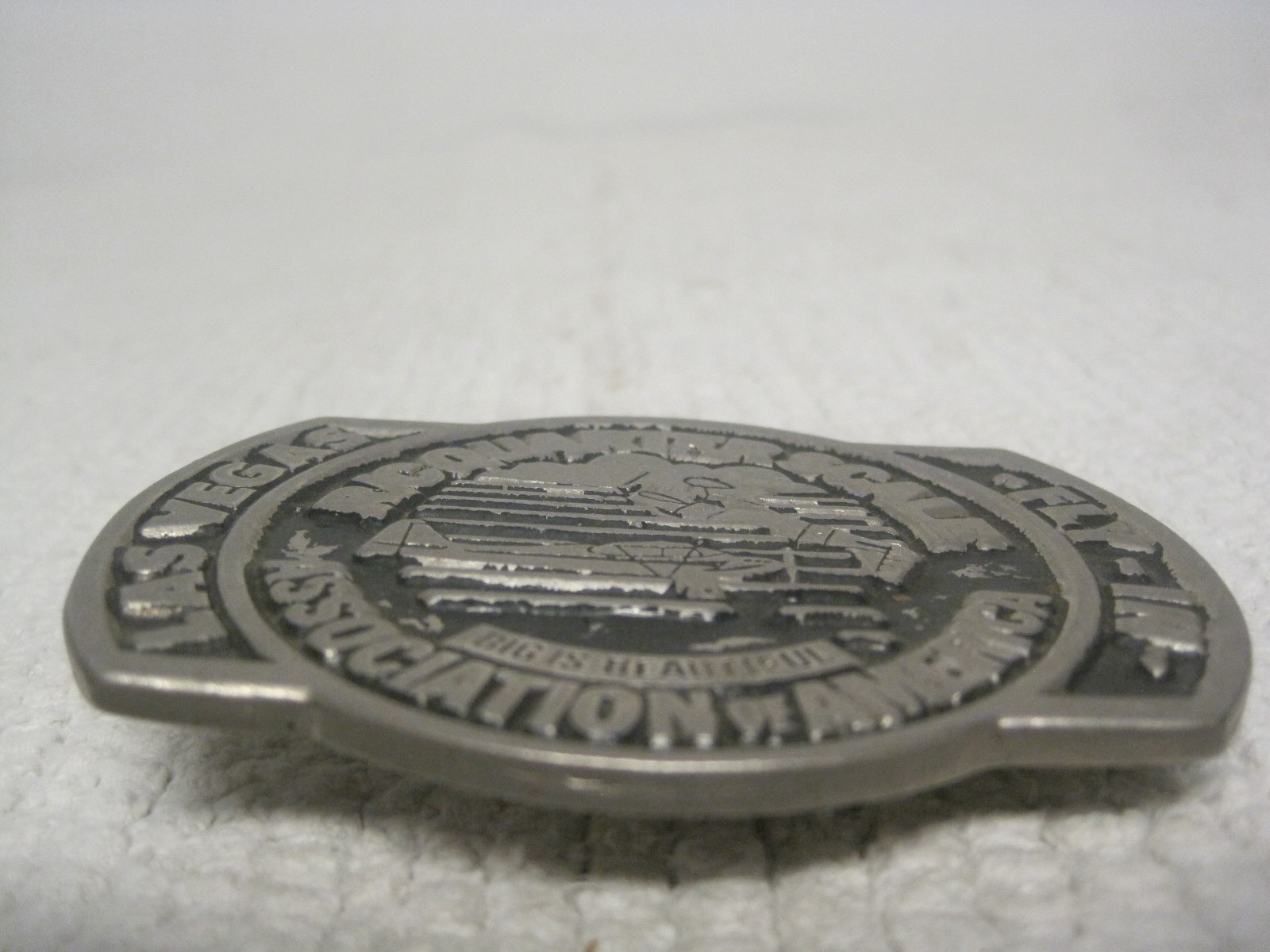 Las Vegas Fly-In R/C Quarter Scale Airplane Belt Buckle 3 1/4&Prime; x 2 1/2&Prime;