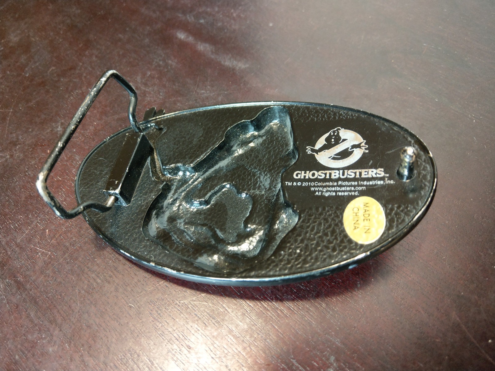 2010 Ghostbusters SLIMER Ghost 3D Belt Buckle Glow-In-Dark RARE