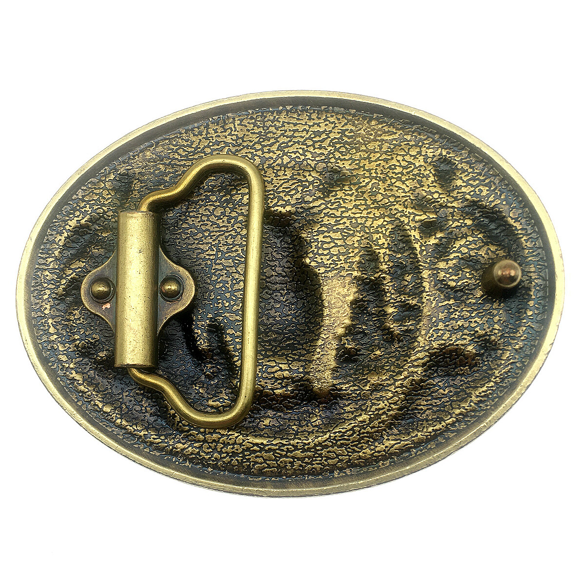 Animal Deer Belt Buckle Western Cowboy Native American Motorcyclist (DER-07-G)