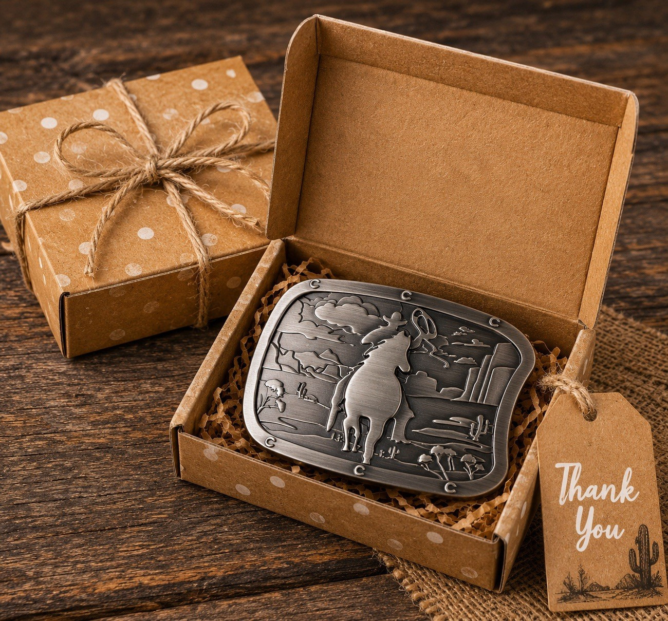 Western Cowboy Horse Belt Buckle Rodeo Ranch Cowboy Lasso Antique Silver Gift