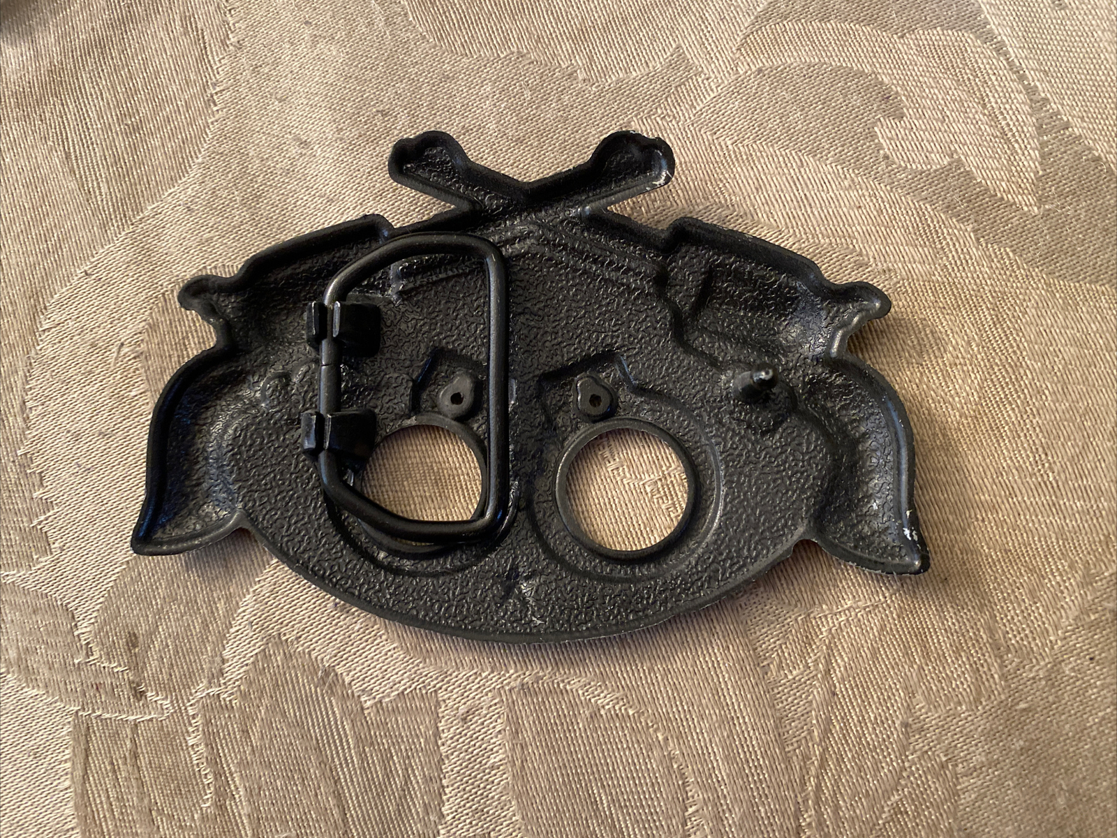 Belt Buckle Mens Guns & Handcuffs Black & Gray Metal 4.25” W X 3” H New