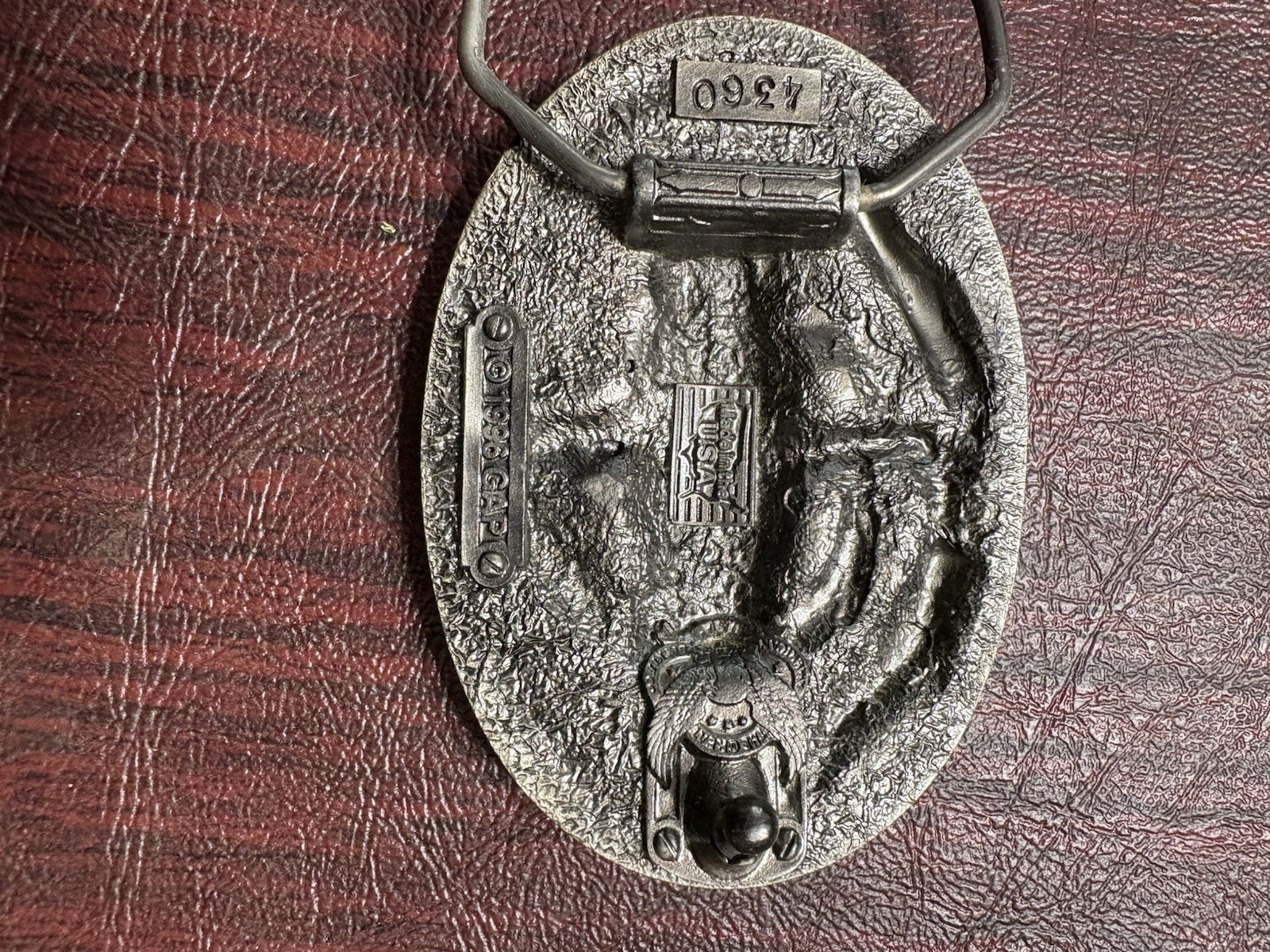 Vintage Vietnam Veteran Belt Buckle Made in USA Military Vet Collectible