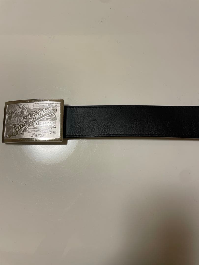 Louis Vuitton Metal Buckle Belt Travel Requisite design Used From Japan