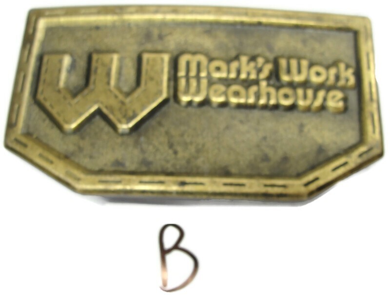 Vintage W Mark&rsquo;s Work Warehouse Belt Buckle Spec Cast Denver Colorado