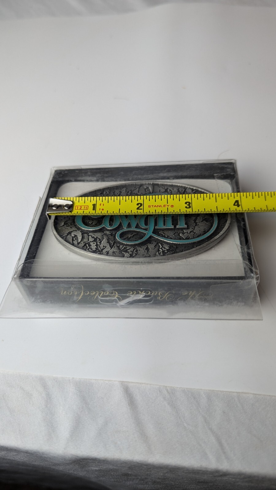 VTG Cowgirl Metal Belt Buckle Western Pin Up Speccast