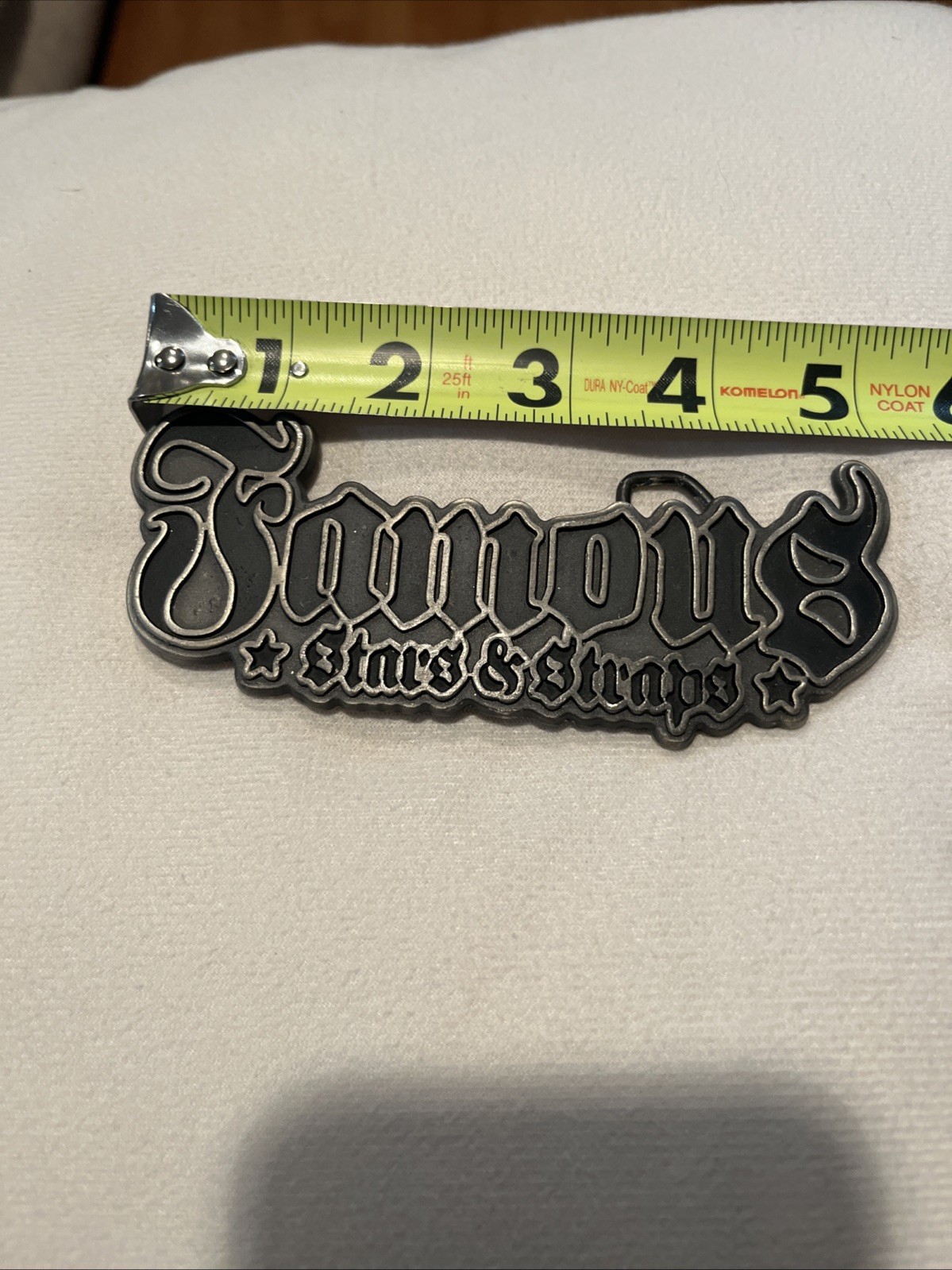 Famous Stars Straps Metal Belt buckle Large Blink 182 Travis Barker Brand