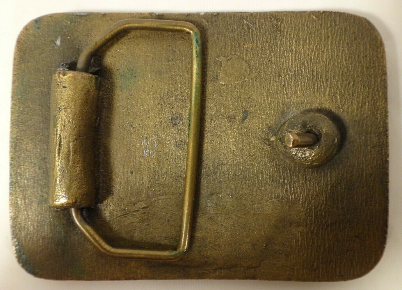 Vintage C B Convoy 10-4 Breaker Breaker Men Gold Brass Tone Belt Buckle Come On