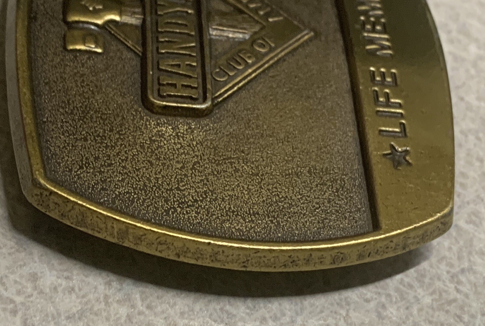 HANDYMAN CLUB OF AMERICA 1996 Bronze Belt Buckle