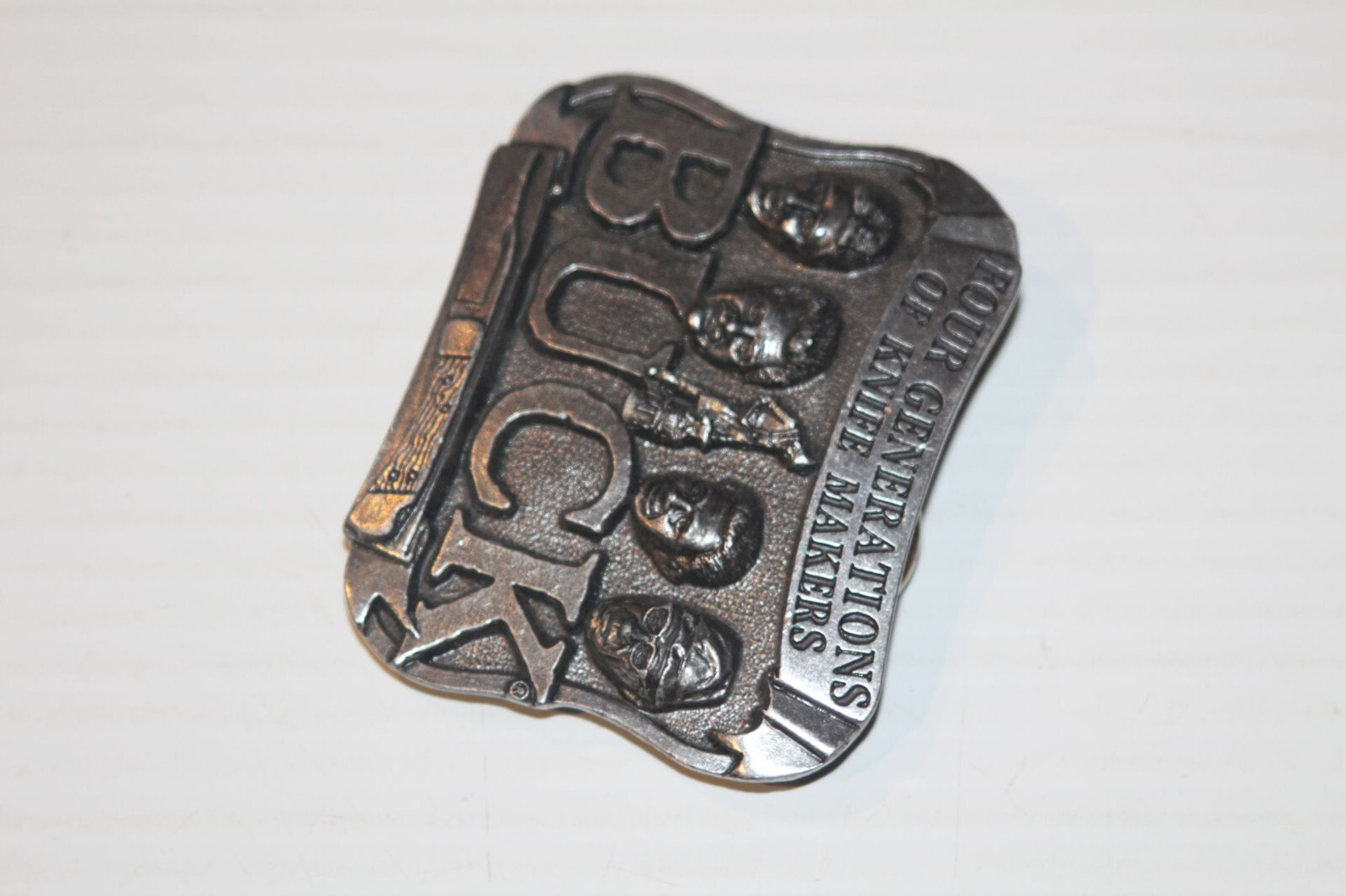 Vintage Buck Knife Belt Buckle – Four Generations of Knife Makers Smoky Mountain