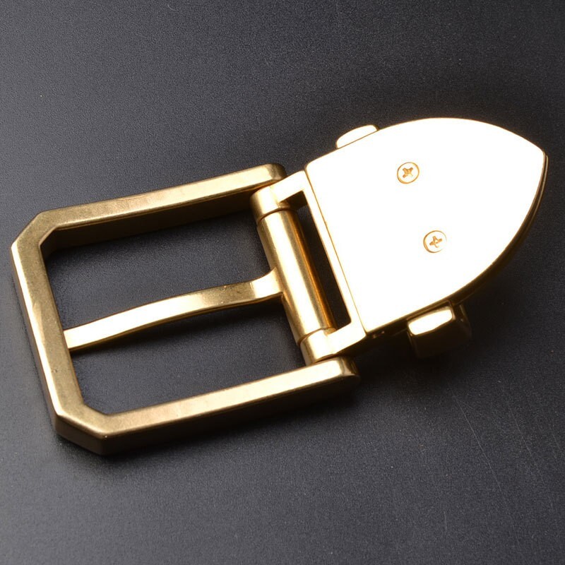 Solid Brass Belt Buckle Men&rsquo;s Pin Belt Buckles Fits For 1.5 inches Belt Gift