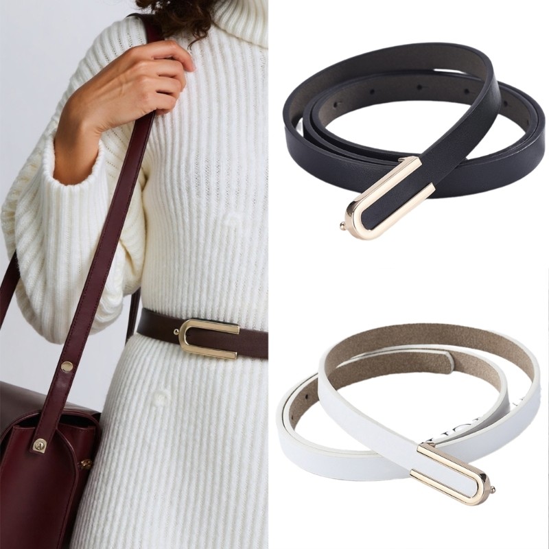 Versatile U Shape Metal Buckle Belt For Commuting And Social Event