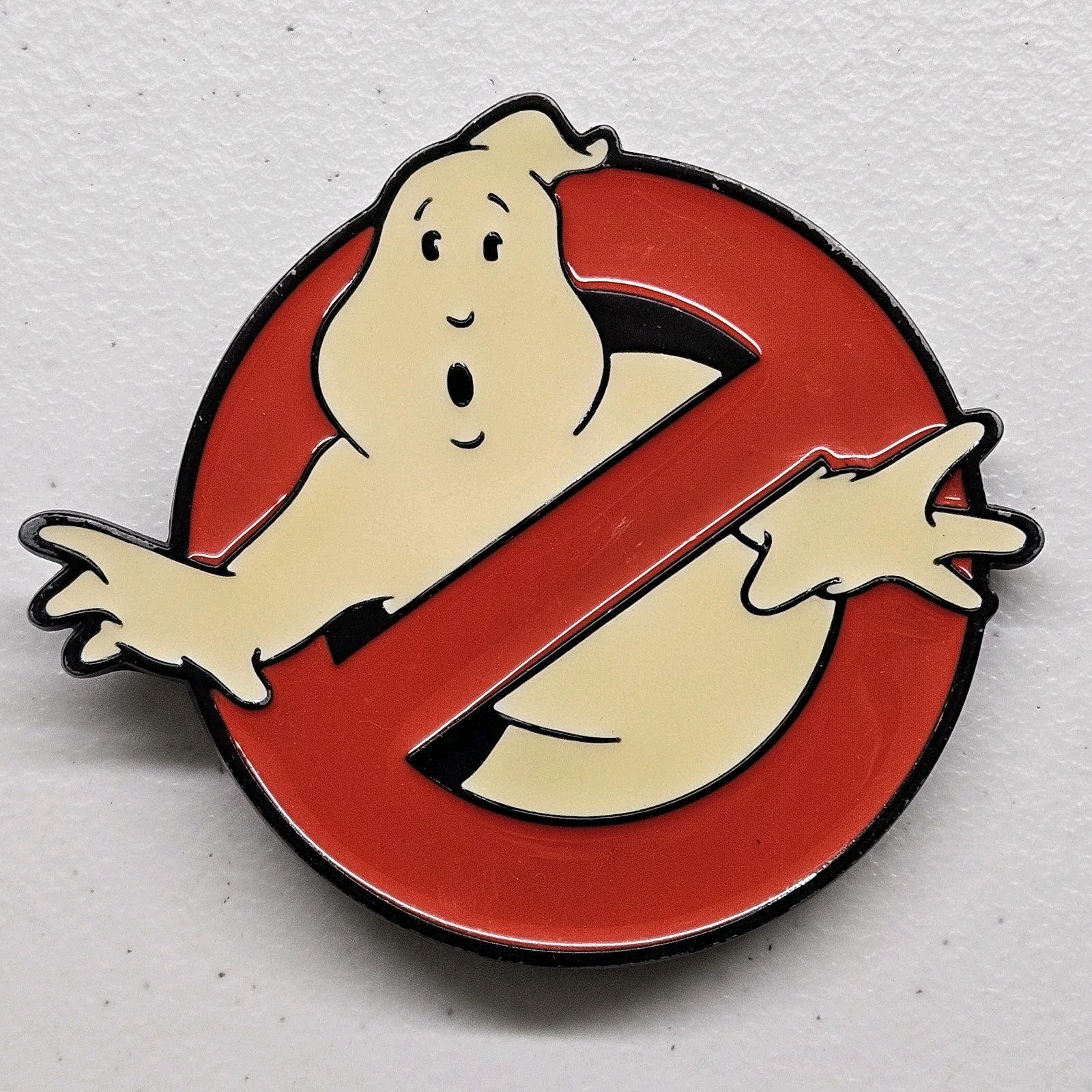 Ghostbusters 2&Prime; Belt Buckle Retro Logo Style Enamel 2009 Columbia