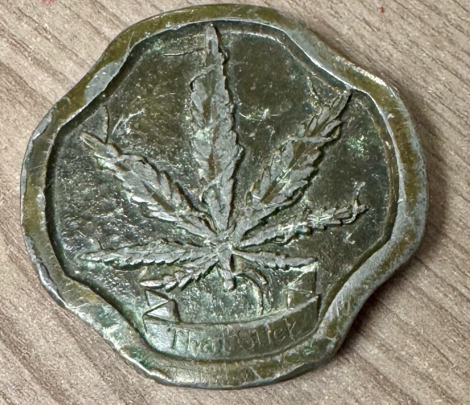 Marijuana Belt Buckle 1977?