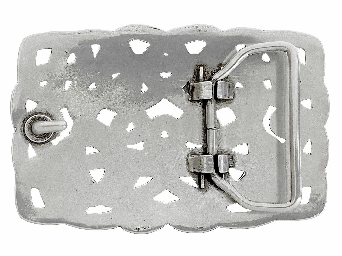 Unique 3D Antique Celtic Heart Connected Engraved Belt Buckle fits 1-1/2&Prime; Strap