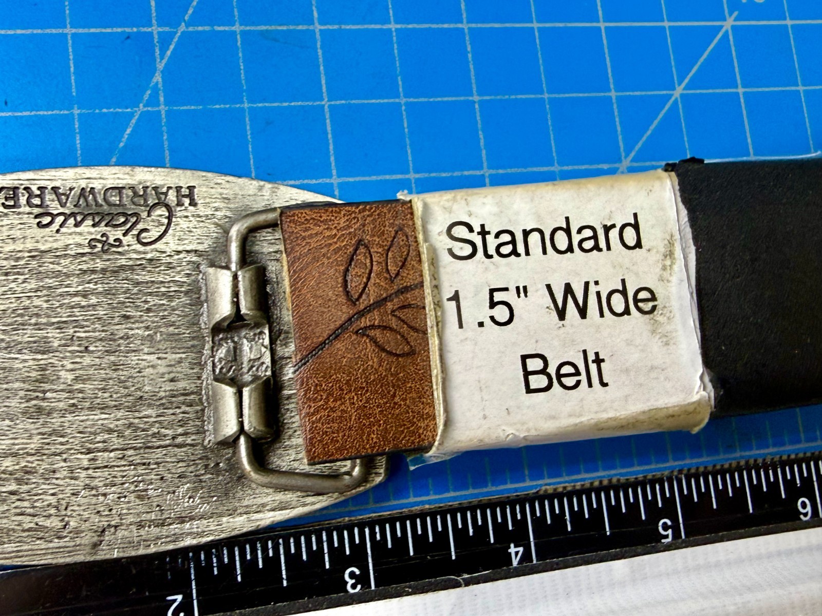 Y2K Men Cocky red belt buckle tv show bone classic hardware vintage retro whimsy