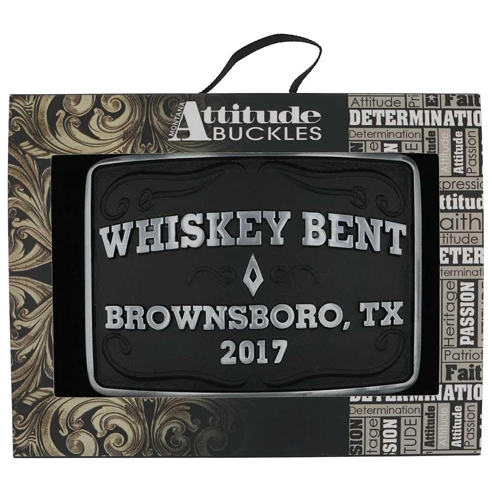 Montana Silversmiths Officially Licensed Whiskey Bent Brownsboro Western Belt…