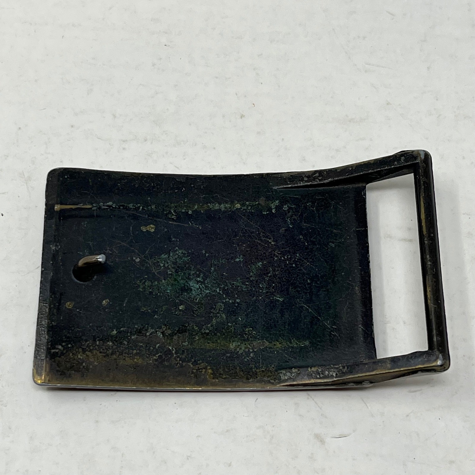 Vintage Calgary Cabada Belt Buckle Brass Tone Souvenir Western Cowboy