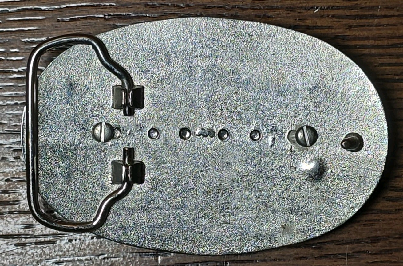 VTG 1983 100 Years Peabody Coal Mining Miners Metal Belt Buckle Indiana Kentucky