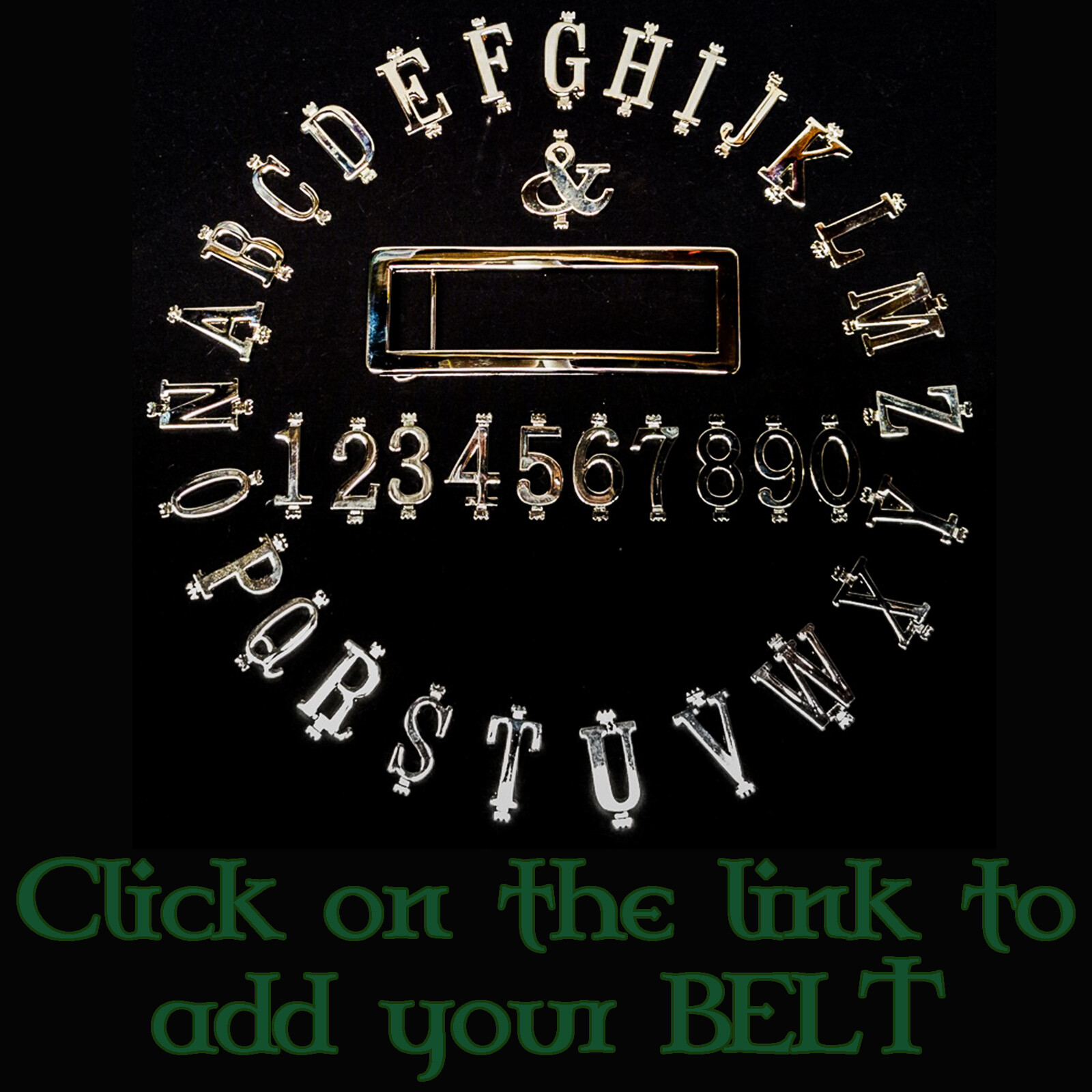 Personalised belt Buckle Custom Name Fits on belt up to 7/8 letters READY MADE