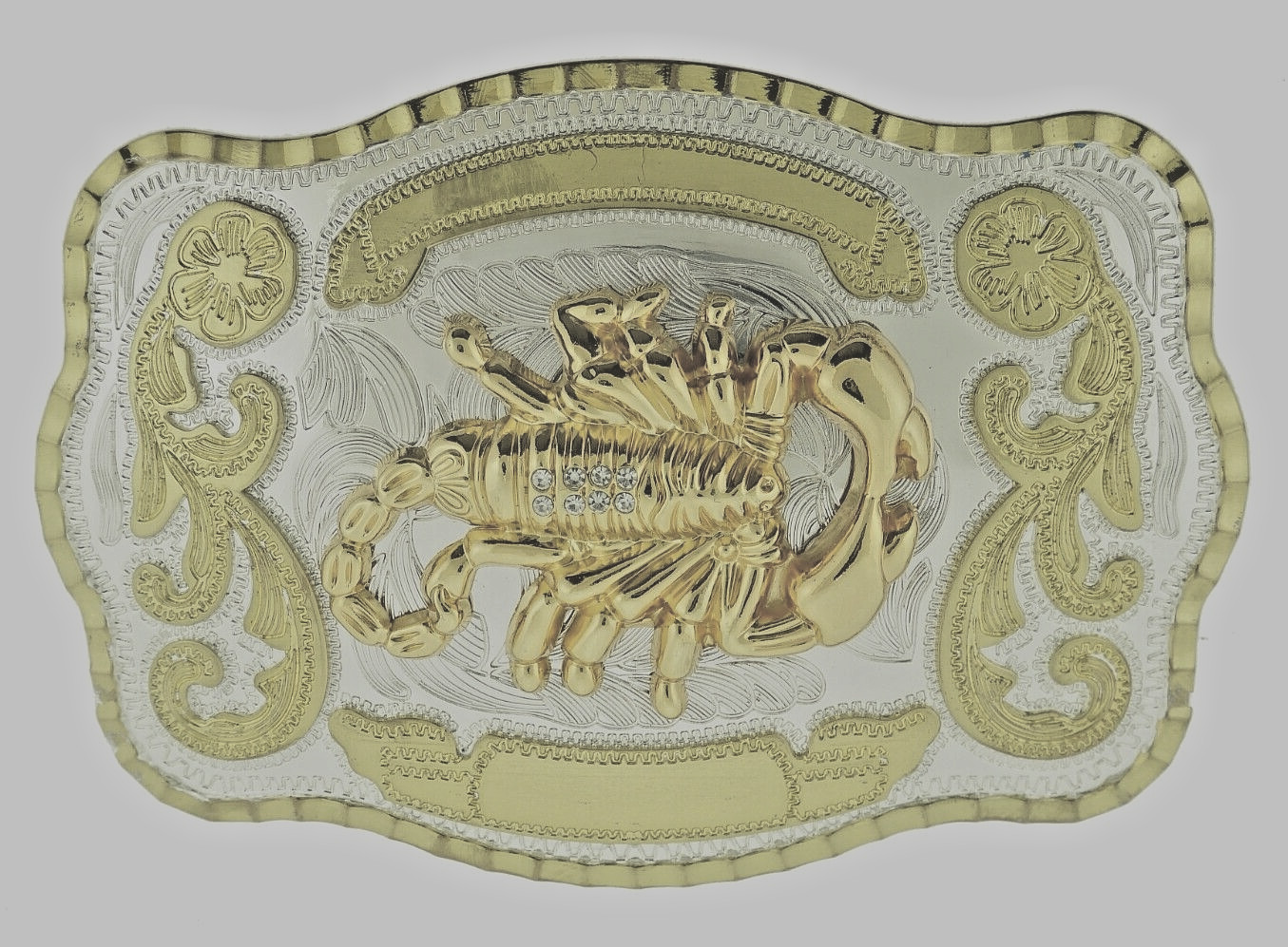 Scorpion Belt Buckles Vintage Men Gold Silver Metal Zodiac Western Cowboy Rodeo