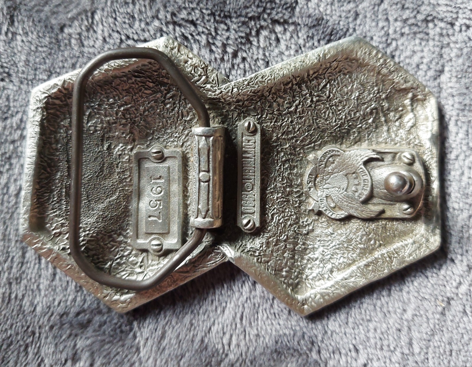Lot Of 7 Belt Buckles The Who, Skull, Cadillac, Jamaica, Dice