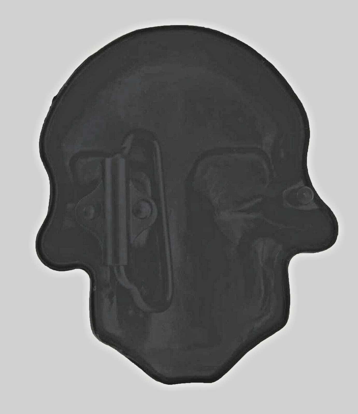 Skull Belt Buckles Grill Black Metal Emblem Bling Iced Style New Men Women Goth